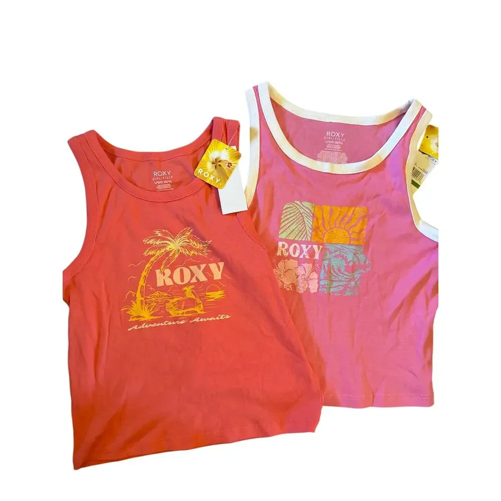 ROXY - NEW WITH TAGS- bundle of two tank tops - LARGE